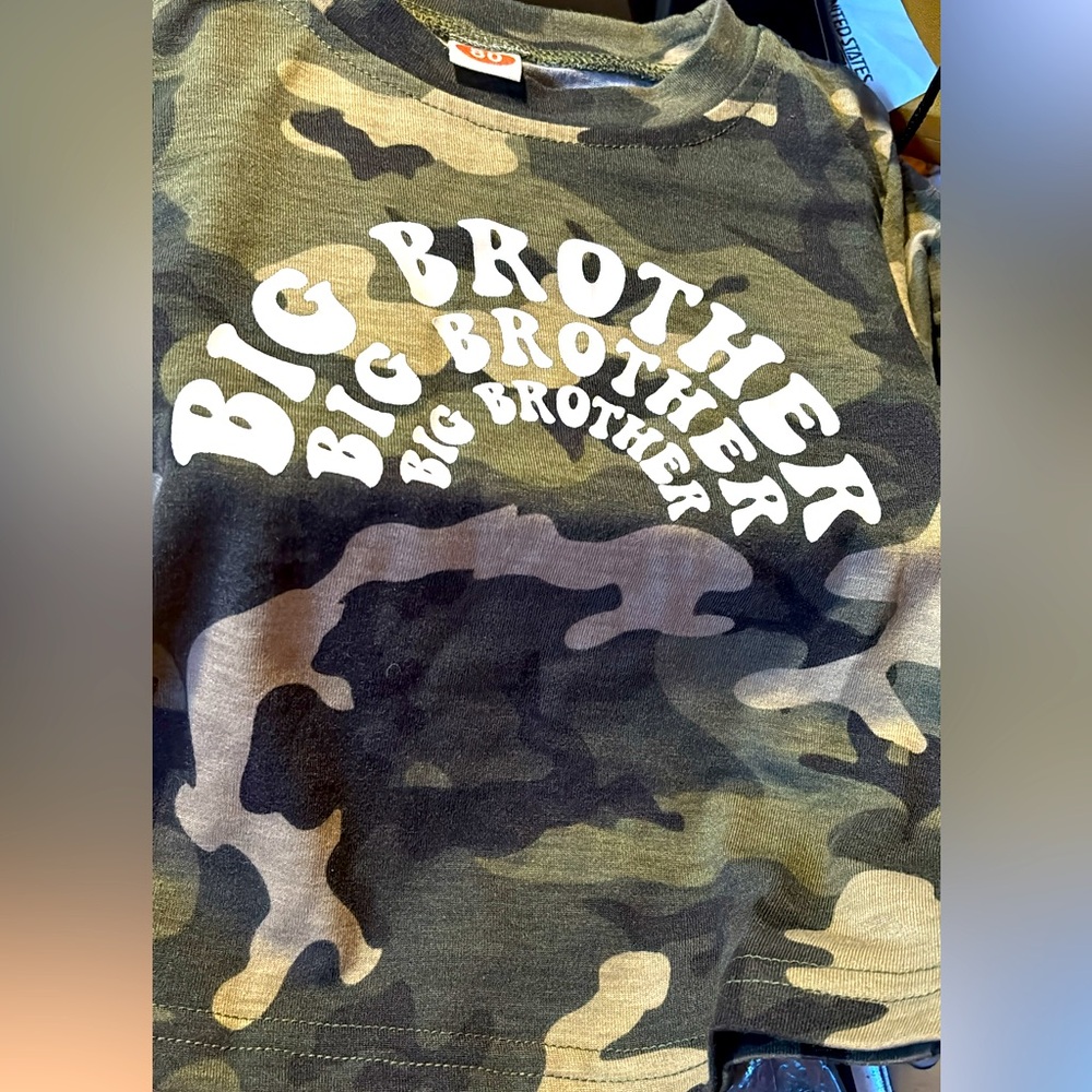 New big brothers camouflage T-shirt